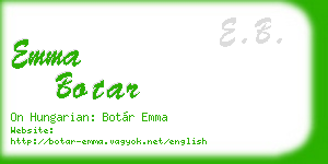 emma botar business card